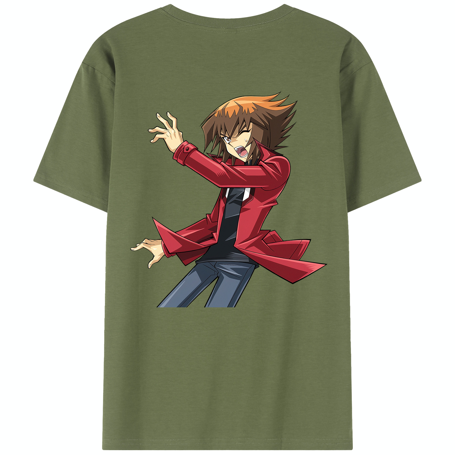 （画像用） 遊☆戯☆王 Yu-Gi-Oh! 綿100％半袖Tシャツ（背面プリント）